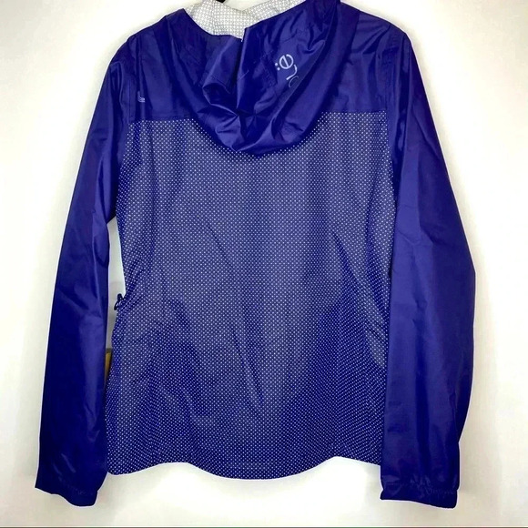 NWT Lole Cumulus Waterproof Jacket M Purple w/Dots - Picture 8 of 9